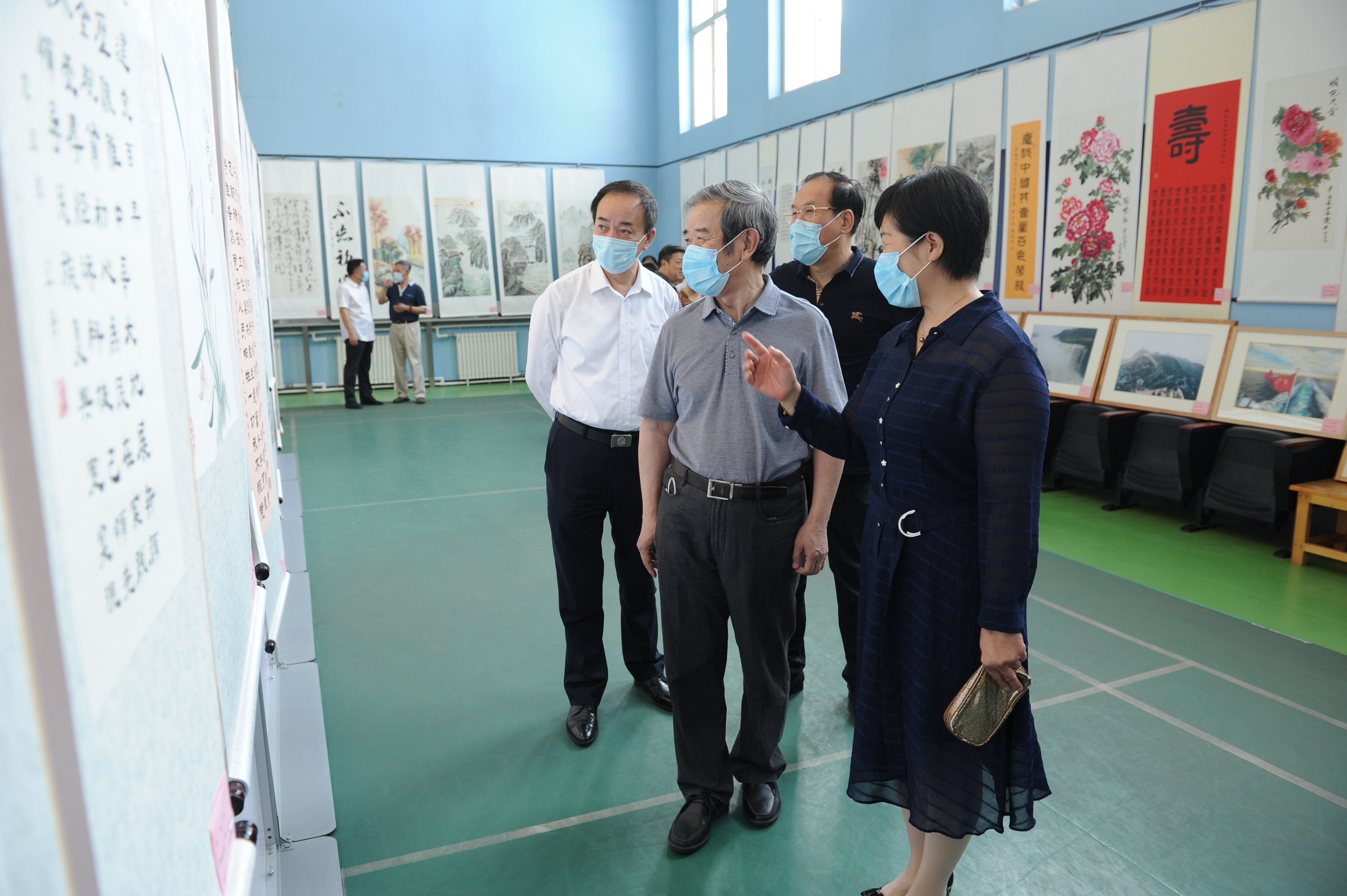 河北司法行政系统暨省直第一协作组离退休干部庆祝建党100周年书画